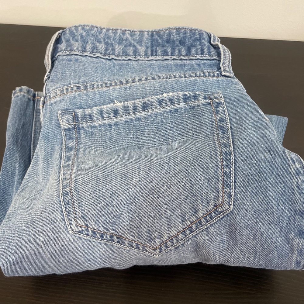 Hollister Light Blue Low-Rise Baggy Jeans